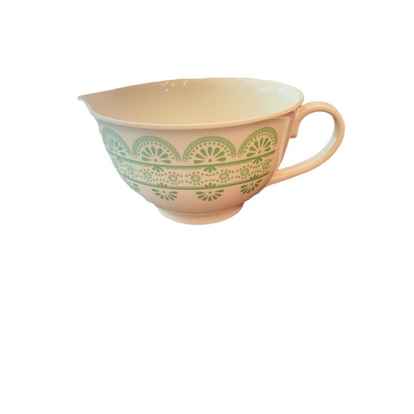 Pioneer Woman 2 Cup Small Melamine Batter Mixing Bowl Measuring Cup Floral - Picture 1 of 5